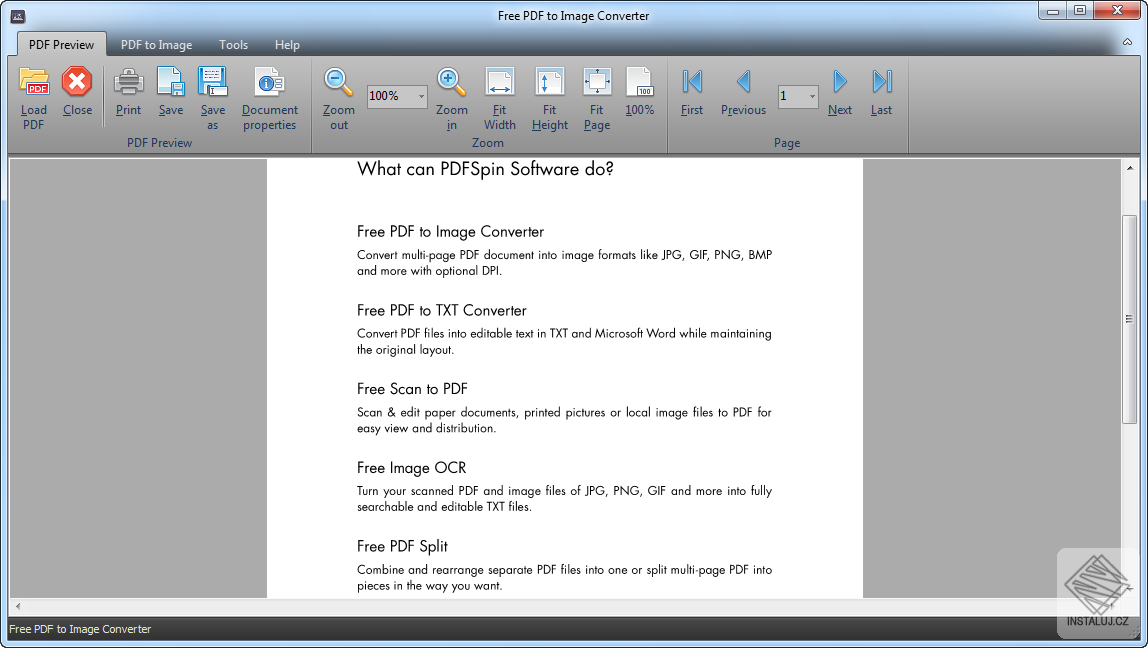 Free PDF to Image Converter
