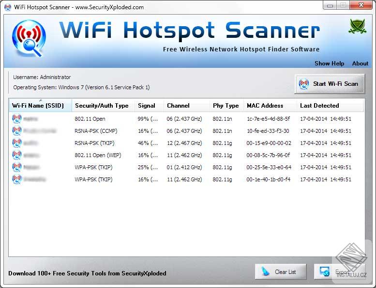 WiFi Hotspot Scanner