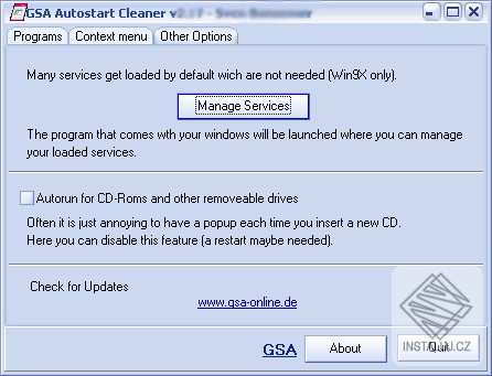 GSA Autostart Cleaner