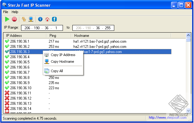 SterJo Fast IP Scanner