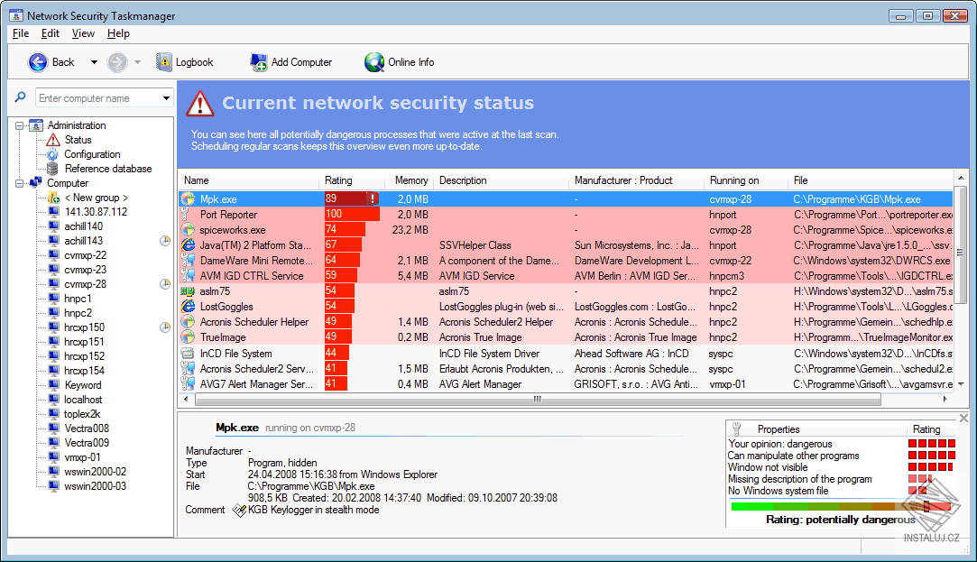 Network Security Task Manager