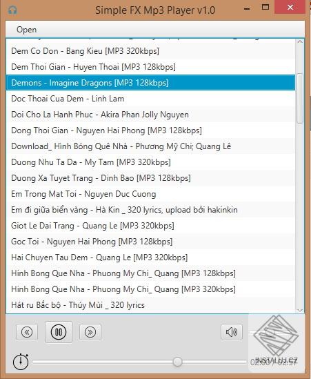Simple FX Mp3 Player