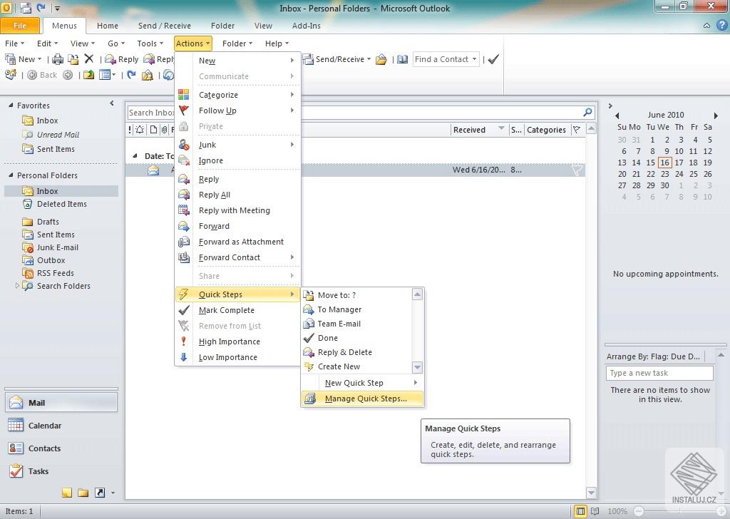 Classic Menu for Outlook 2010 and 2013