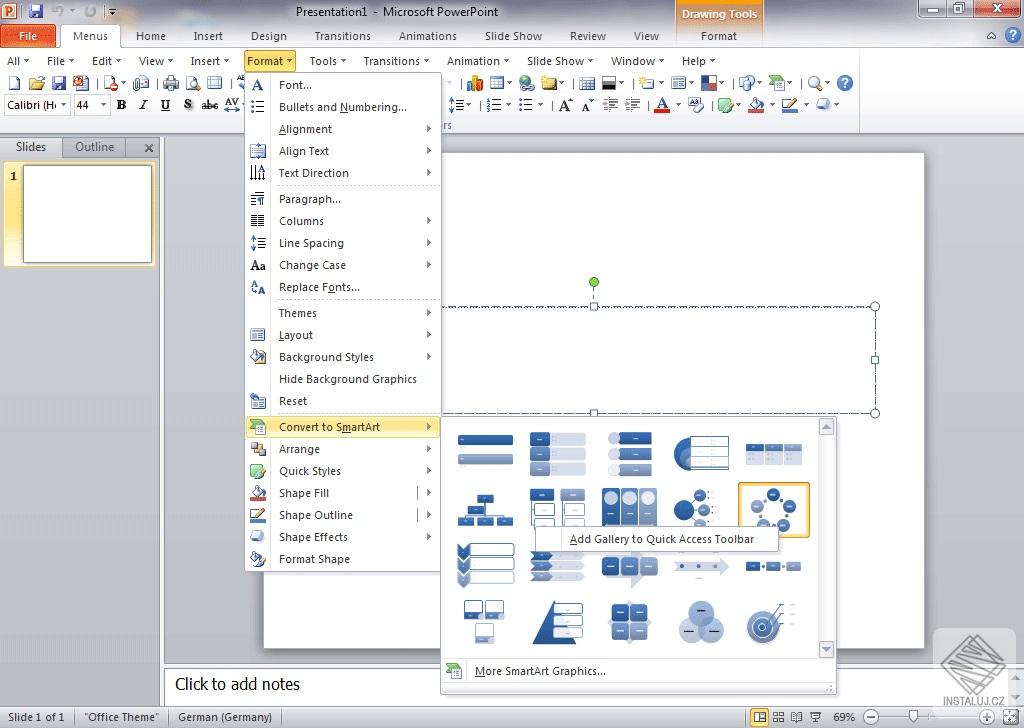 Classic Menu for PowerPoint 2010 and 2013