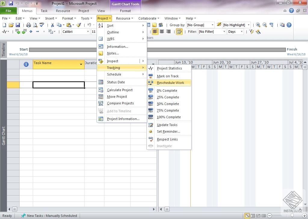 Classic Menu for Project 2010 and 2013