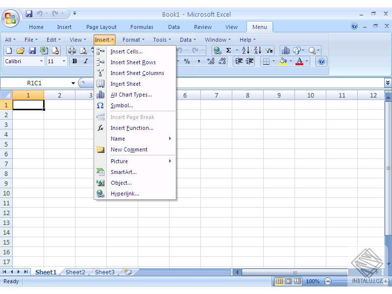 Classic Menu for Excel 2007