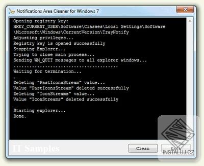 Notification Area Cleaner for Windows 7