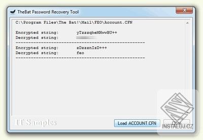 The Bat Password Recovery Tool