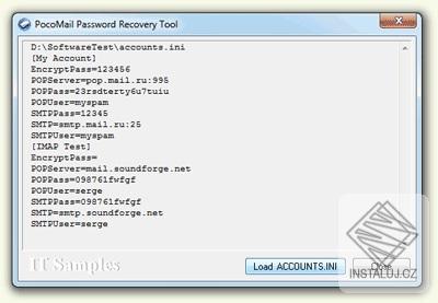 PocoMail Password Recovery Tool