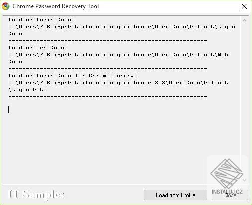 Google Chrome Password Recovery Tool