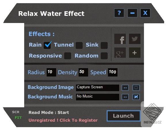 Relax Water Effect