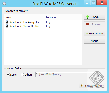 Free FLAC to MP3 Converter