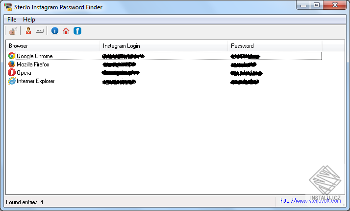 SterJo Instagram Password Finder