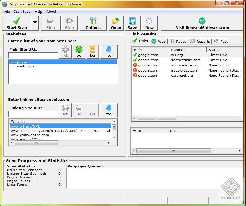 Reciprocal Link Checker