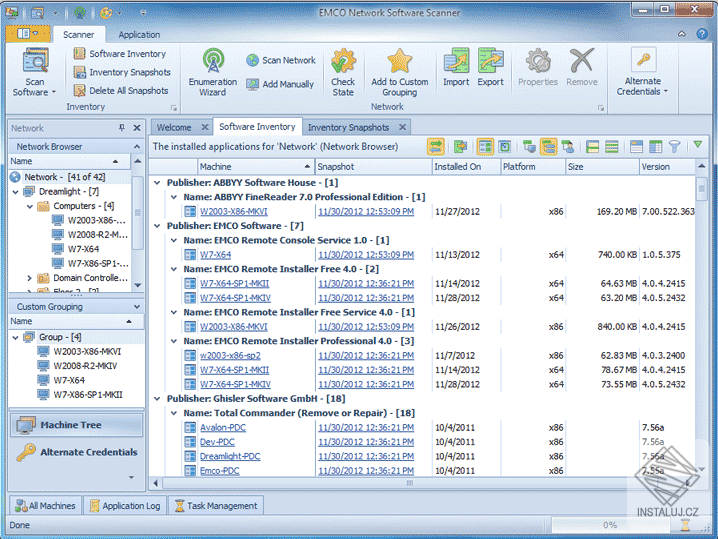 EMCO Network Software Scanner