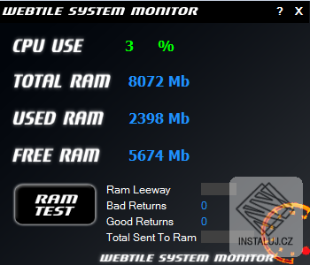 Webtile System Monitor