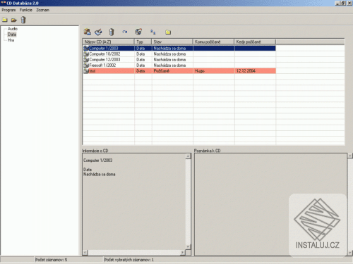 CD Databáze
