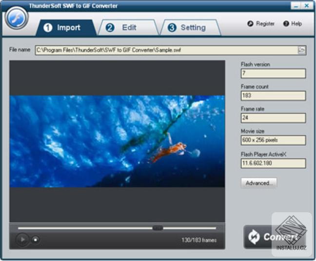 ThunderSoft SWF to GIF Converter