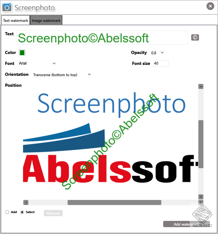 Screenphoto