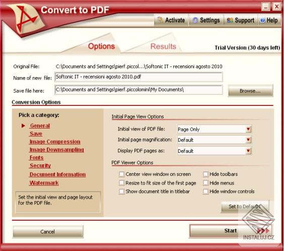 Convert to PDF