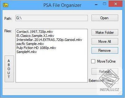 PSA Folder Organizer
