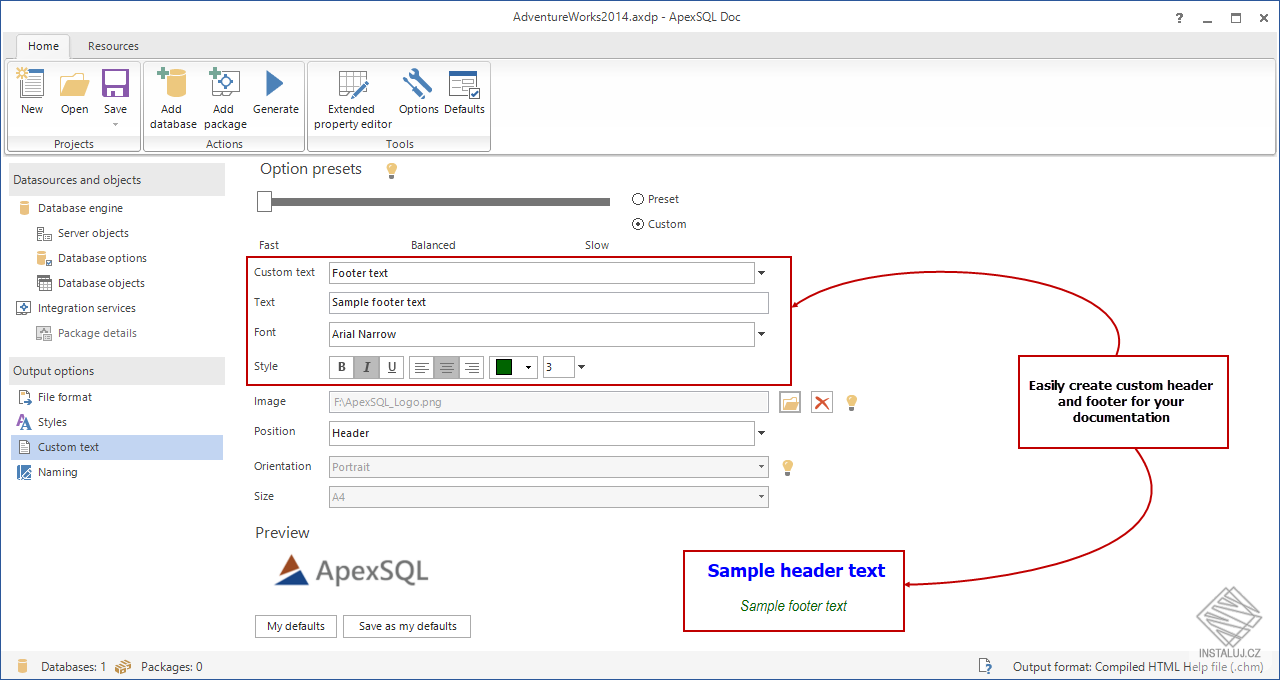ApexSQL Doc