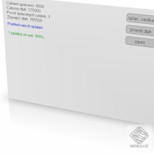 Splátkový Kalendář