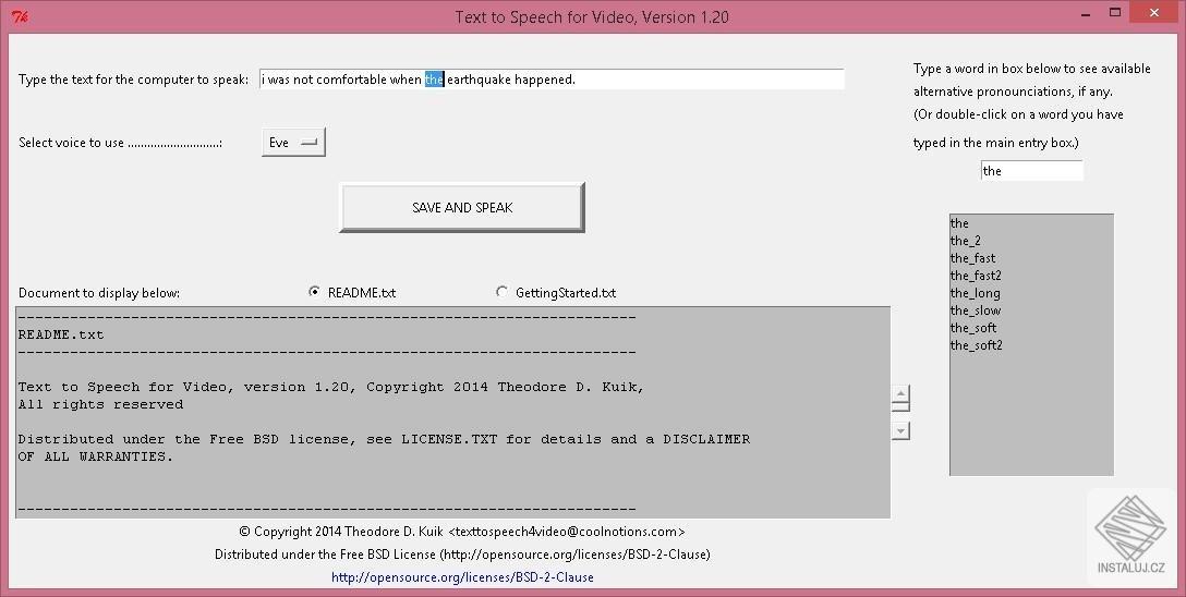 Text to Speech for Video