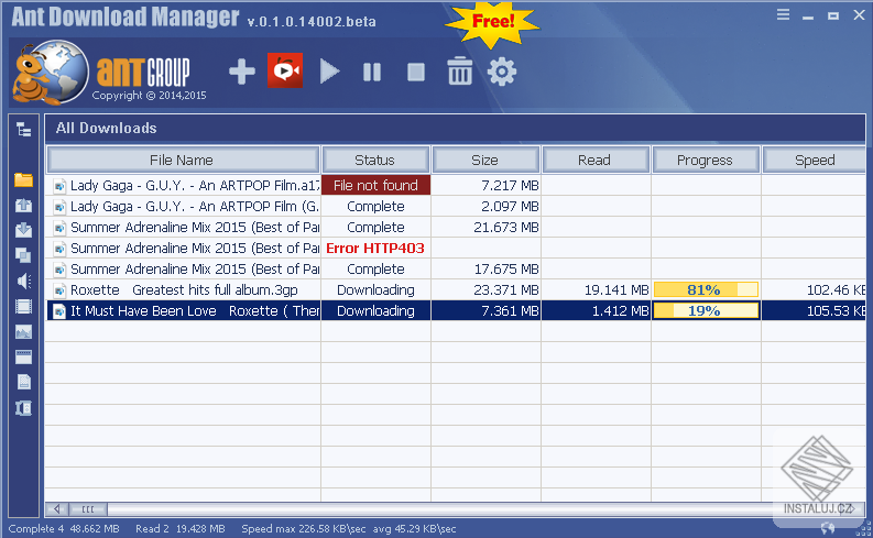 Ant Download Manager