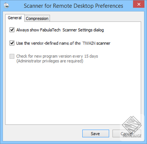 Scanner for Remote Desktop