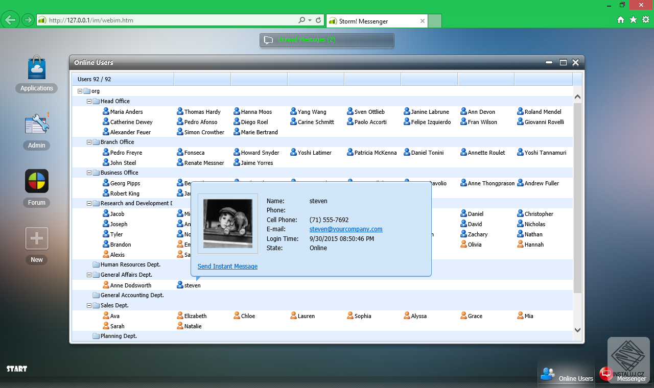 Storm Web Messenger+