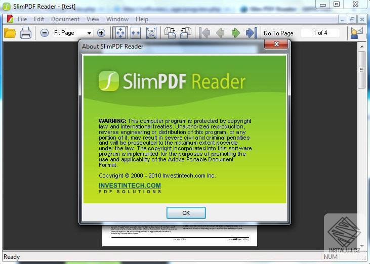 SlimPDF Reader