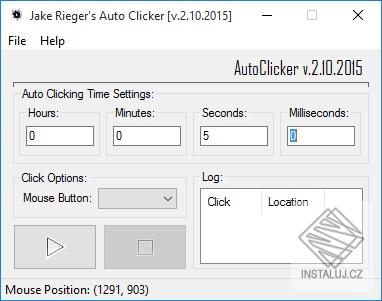 Jake Rieger's Auto Clicker
