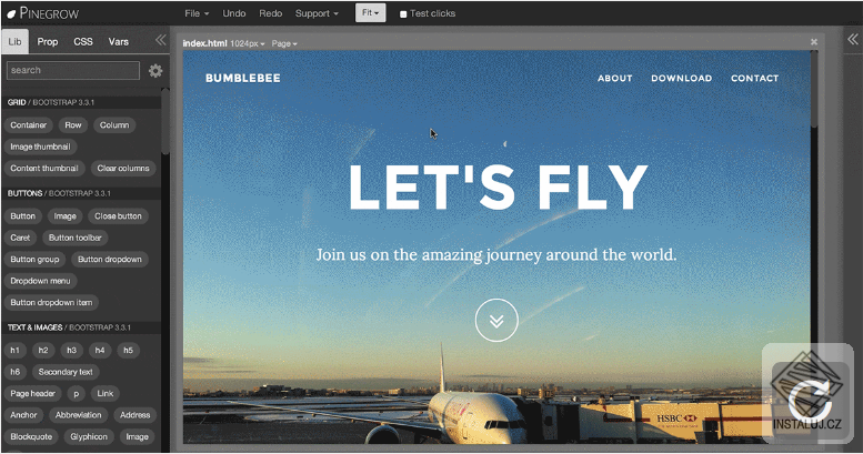 Pinegrow Web Designer