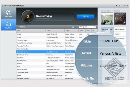 Wondershare TidyMyMusic
