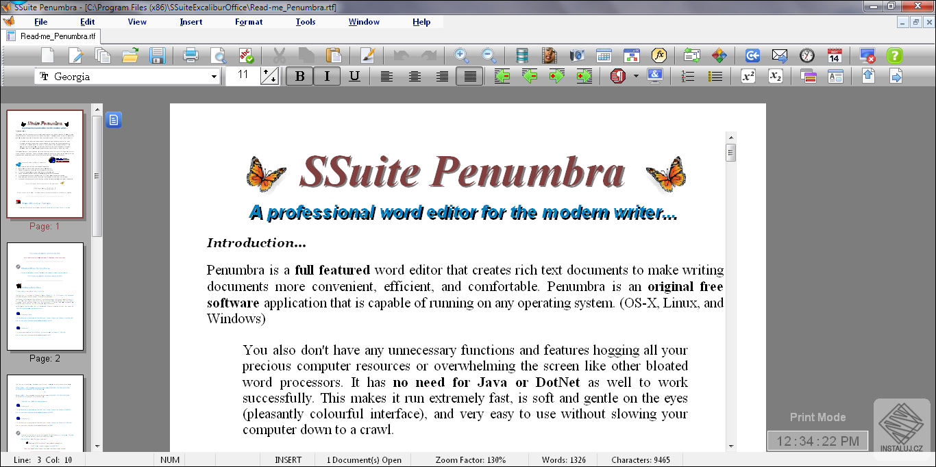 SSuite Penumbra Editor
