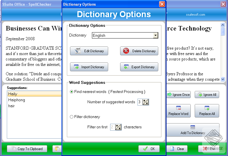 SSuite Spell Checker