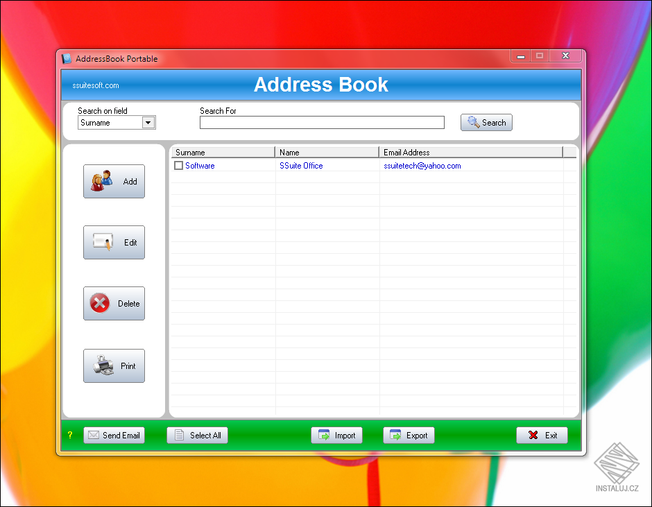 SSuite Office Address Book Pro