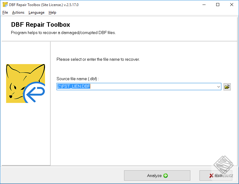 DBF Repair Toolbox