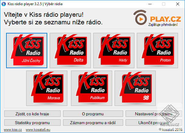 Kiss rádio player