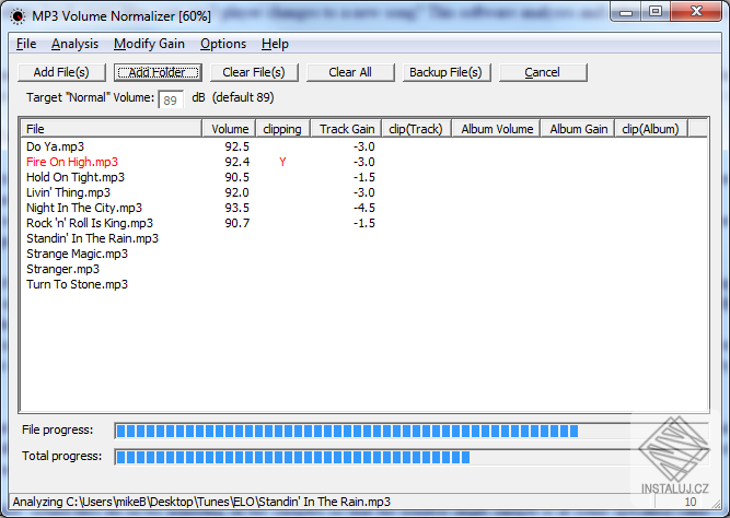 MP3 Volume Normalizer