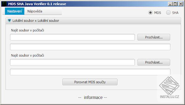 MD5 SHA Java Verifier