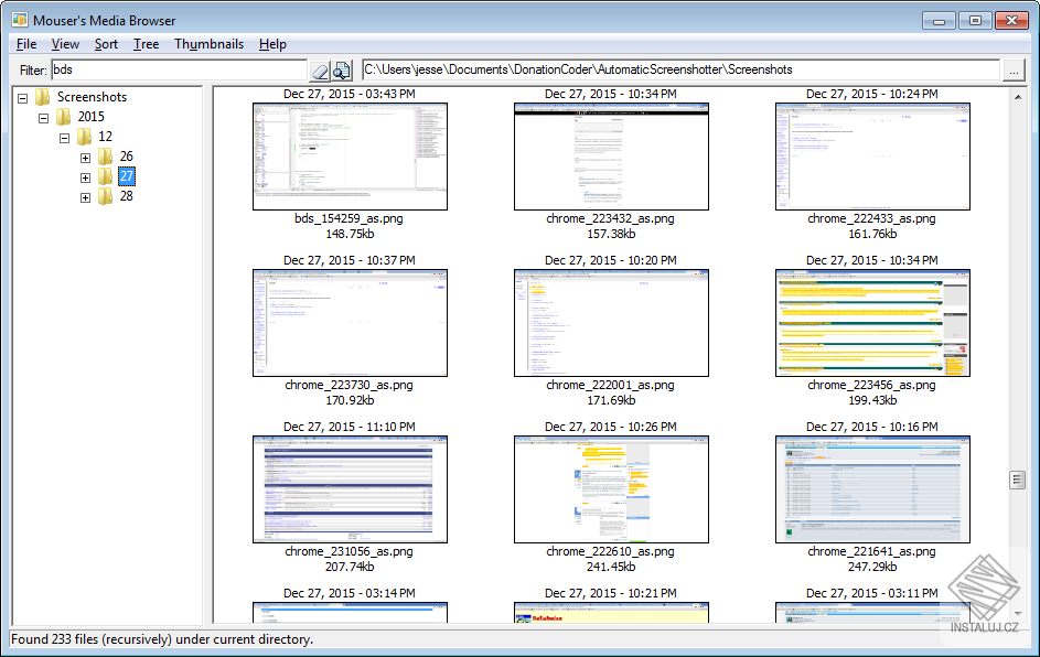 Mousers Media Browser