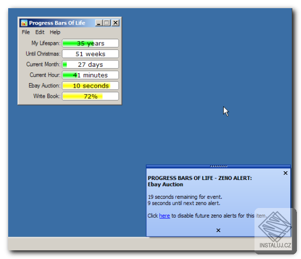 Progress Bars of Life