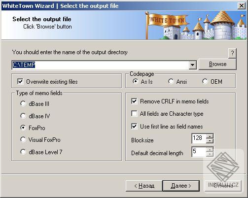 XLS to DBF Converter