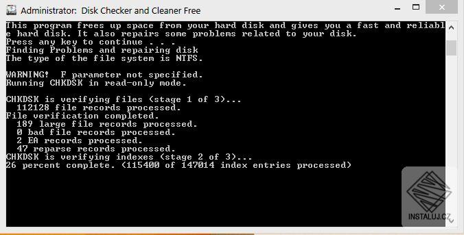 Disk Checker and Cleaner