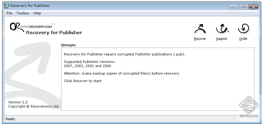 Recovery for Publisher