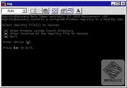 Recovery for Windows Registry