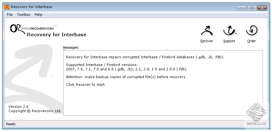 Recovery for Interbase