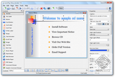 AutoPlay Menu Builder